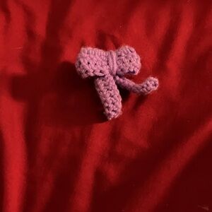 Handcrafted Purple Bow